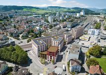 Neubau Perronimo am Bahnhof Wil Wil SG